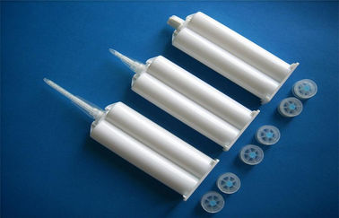 PP 50ml วัสดุ (1: 1) อีพ็อกซี่ dispenising สององค์ประกอบตลับหมึกกาวที่ว่างเปล่า