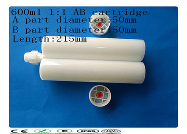 สององค์ประกอบ 600ml 1: 1 กาวบาร์เรลตลับหมึกกาว AB อุตสาหกรรม