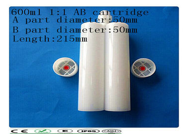 carcartridge คู่ PE, 600ml ตลับสององค์ประกอบด้านโดยด้านตลับหมึก