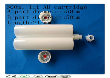 carcartridge คู่ PE, 600ml ตลับสององค์ประกอบด้านโดยด้านตลับหมึก
