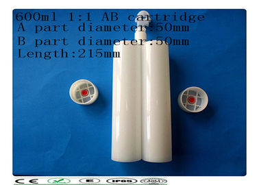 carcartridge คู่ PE, 600ml ตลับสององค์ประกอบด้านโดยด้านตลับหมึก