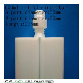 carcartridge คู่ PE, 600ml ตลับสององค์ประกอบด้านโดยด้านตลับหมึก