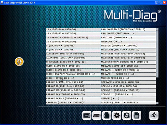 เครื่องสแกนวินิจฉัยรถยนต์ Multi-Diag Access J2534