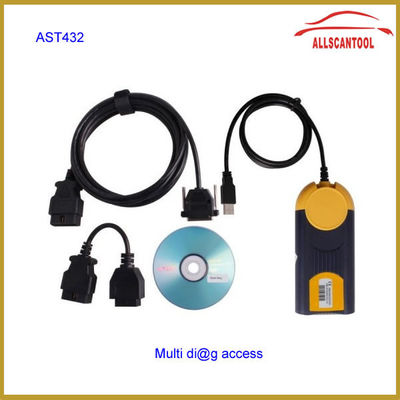เครื่องมือวิเคราะห์หลาย Diag เข้าถึง OBDII รถ J2534 2013.02V ผ่านตลอดสแกนเนอร์วินิจฉัยอัตโนมัติ
