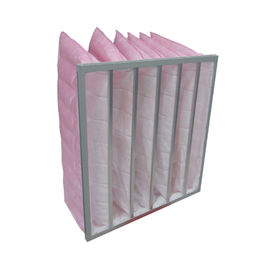 F5 - F8 ถุงกรองที่อยู่อาศัย, การระบายอากาศสังเคราะห์ 595x595x500MM กรองอากาศ - 6P
