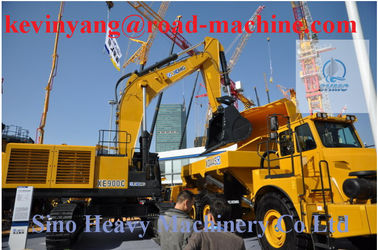 XCMG รถขุดตีนตะขาบตีนตะขาบไฮดรอลิกขนาดใหญ่ความจุถัง 4.5m3 น้ำหนักการทำงาน 88000kgs
