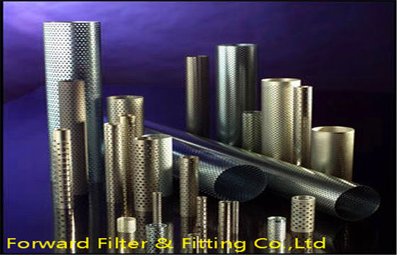 1/4 &#39;&#39; - 12 &#39;&#39; เกลียว Louvered ปรุโลหะท่อสำหรับตัวกรองกรอบ