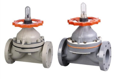 เคมีต่อต้านพลาสติกไดอะแฟรมวาล์ว UPVC, CPVC, PVDF, วาล์วไดอะแฟรม PPG น้ำมันและก๊าซอุตสาหกรรม
