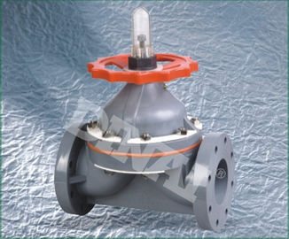 PP-GR flanged วาล์วไดอะแฟรม PN10, 20mm-280mm