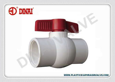 3/8 &#39;&#39; - 4 &#39;&#39; กระชับพลาสติกบอลวาล์วด้วย NPT / BSPT จบด้าย