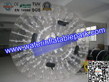 ตลกทางการค้าที่น่าสนใจพองสีน้ำเงินที่ดิน Zorb Ball ขนาด 3 x 2 เมตร