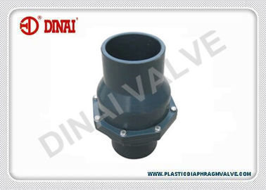 UPVC / พลาสติก PVC เช็ควาล์วสวิงเชื่อมต่อซ็อกเก็ตประเภท, DIN JIS ANSI มาตรฐาน